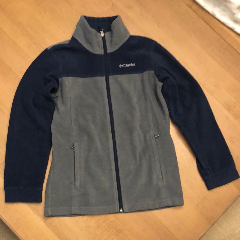 Columbia zip track top Boy’s size Medium